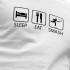 Kruskis Sleep Eat And Smash Short Sleeve T-Shirt